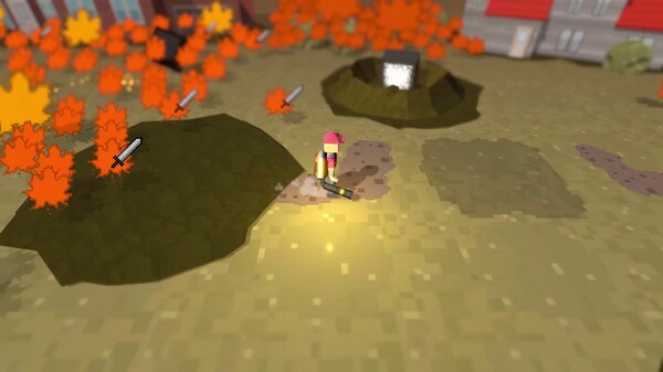 Leaf Blower Man: This Game Blows! gameplay screenshot