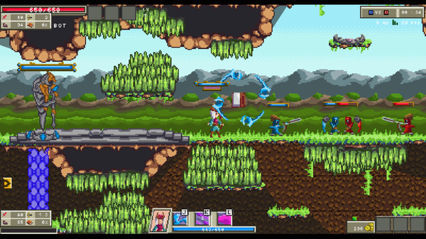 League of Pixels - 2D MOBA gameplay screenshot