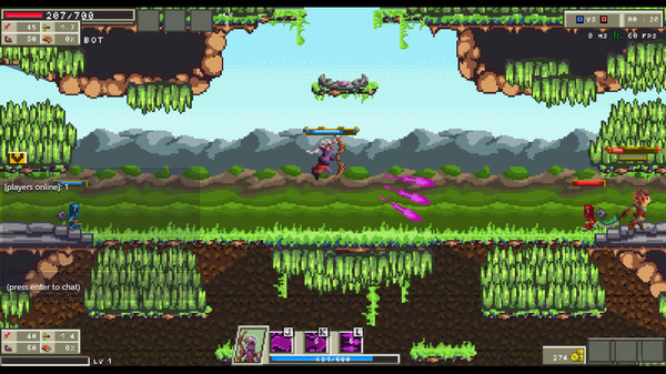 League of Pixels - 2D MOBA gameplay screenshot