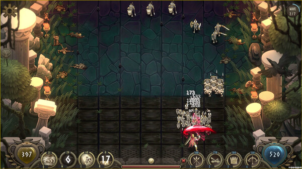 Legendary Hoplite: Arachne’s Trial gameplay screenshot