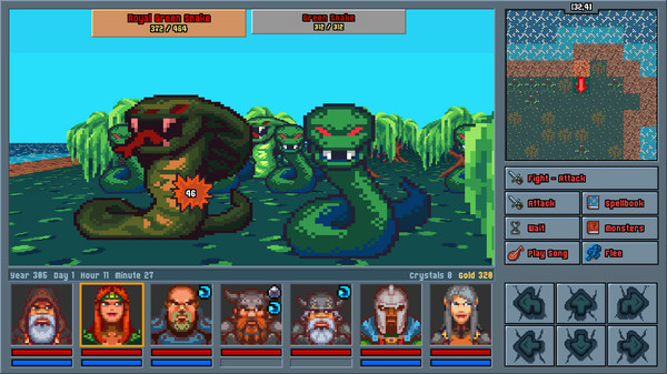 Legends of Amberland: The Forgotten Crown gameplay screenshot