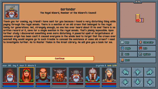 Legends of Amberland: The Forgotten Crown gameplay screenshot