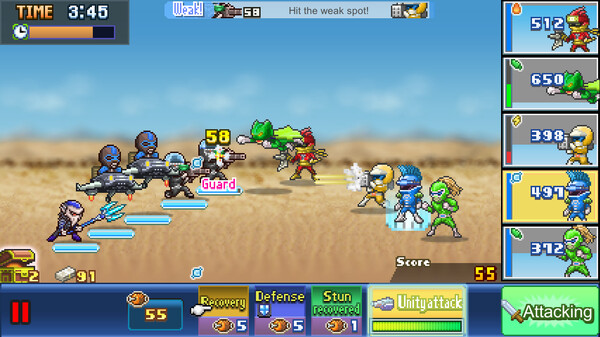 Legends of Heropolis DX gameplay screenshot