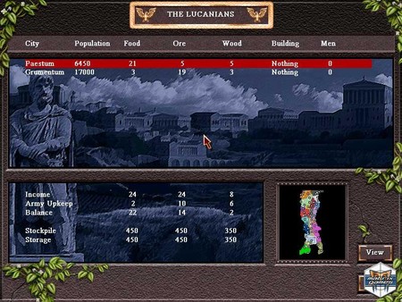 Legion Gold gameplay screenshot