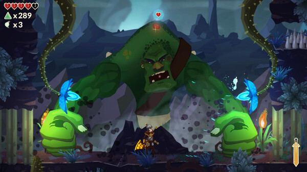 Leif's Adventure: Netherworld Hero gameplay screenshot