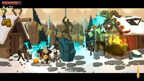 Leif's Adventure: Netherworld Hero gameplay screenshot
