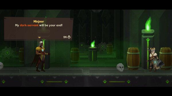 Leif's Adventure: Netherworld Hero gameplay screenshot