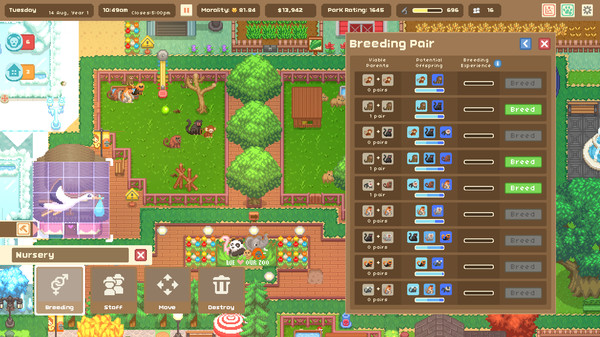 Let's Build a Zoo gameplay screenshot
