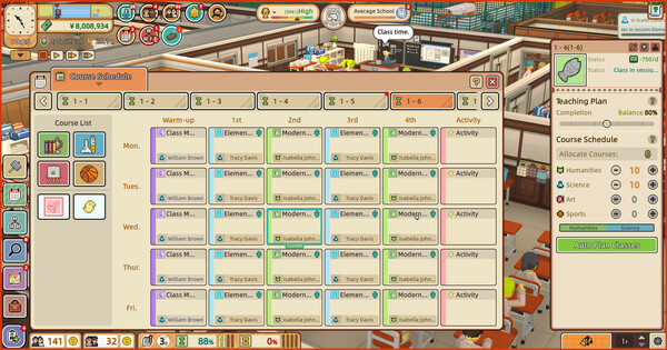 Let's School Homeroom gameplay screenshot