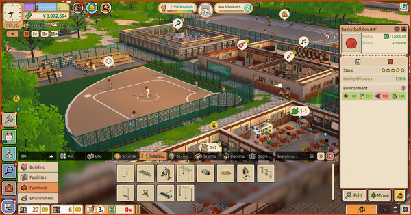Let's School Homeroom gameplay screenshot