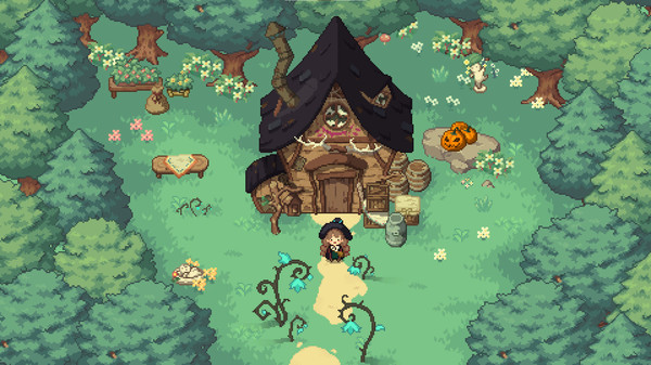 Little Witch in the Woods gameplay screenshot