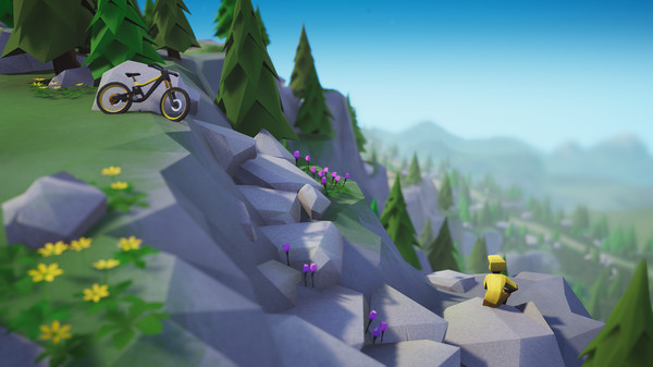 Lonely Mountains: Downhill gameplay screenshot