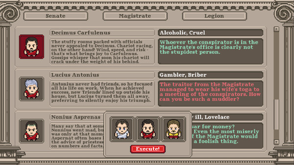 Long Live Caesar gameplay screenshot