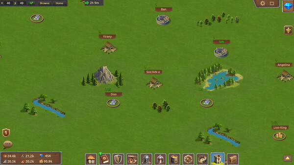 Lords of Kingdoms gameplay screenshot
