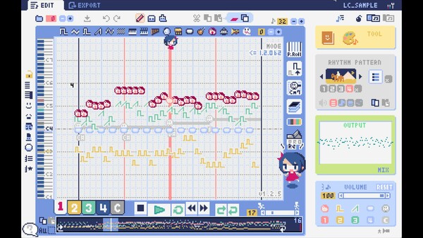 Lovely Composer gameplay screenshot