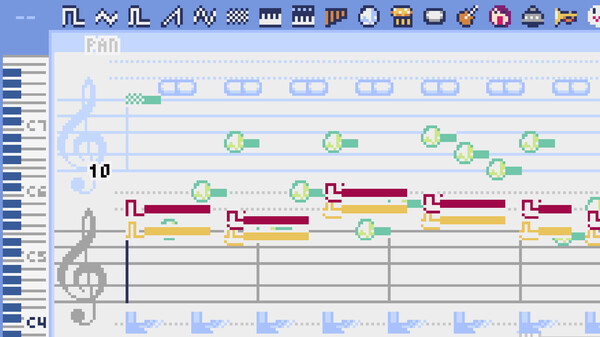 Lovely Composer gameplay screenshot