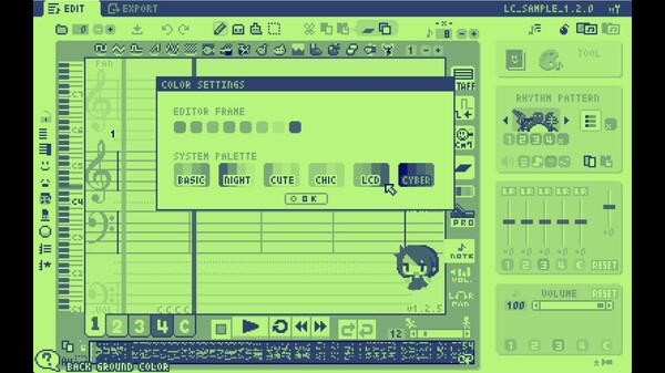 Lovely Composer gameplay screenshot