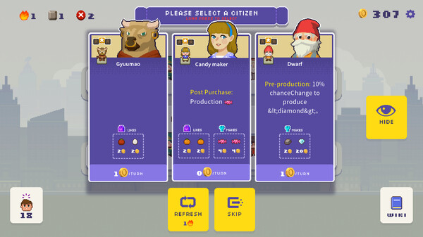 Lucky Mayor gameplay screenshot