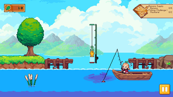 Luna's Fishing Garden gameplay screenshot