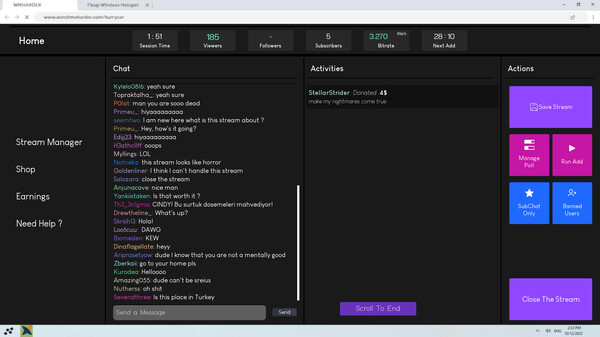 Madhouse Madness: Streamer's Fate gameplay screenshot