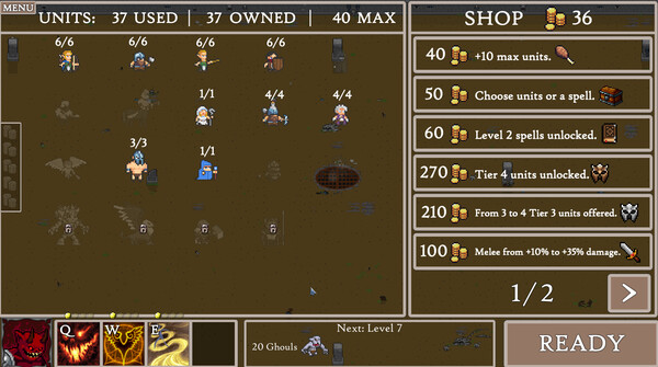 Mage and Monsters gameplay screenshot
