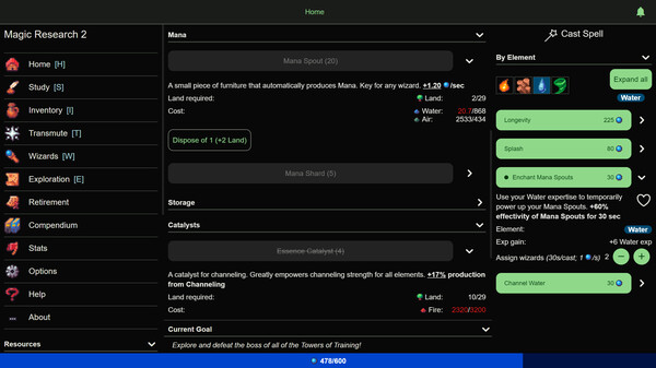 Magic Research 2 gameplay screenshot