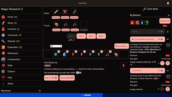 Magic Research 2 gameplay screenshot