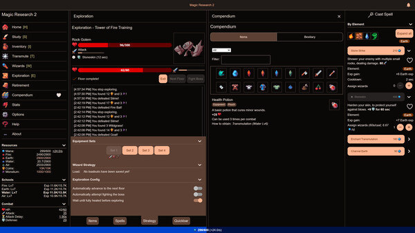 Magic Research 2 gameplay screenshot