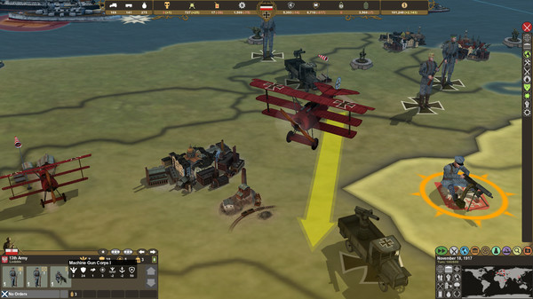 Making History: The First World War gameplay screenshot