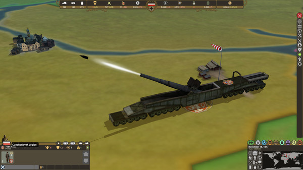 Making History: The First World War gameplay screenshot
