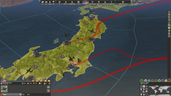 Making History: The Second World War gameplay screenshot