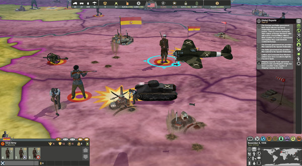 Making History: The Second World War gameplay screenshot
