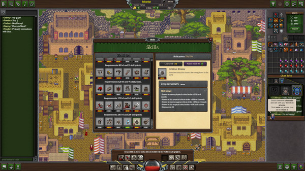 Margonem gameplay screenshot