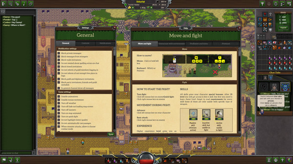 Margonem gameplay screenshot