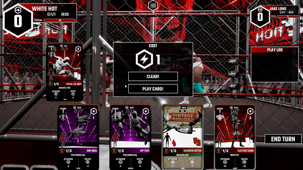 Mark Out! The Wrestling Card Game gameplay screenshot