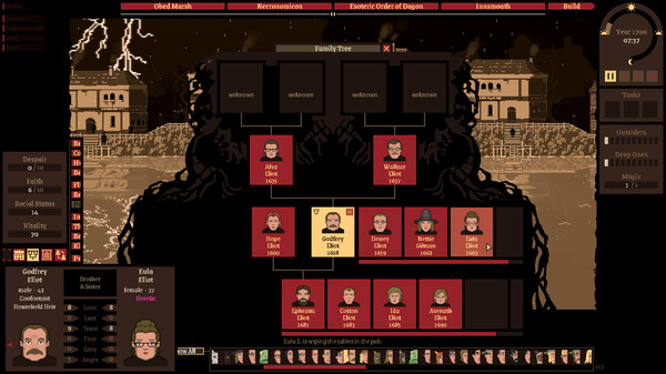 Marry a Deep One: Innsmouth Simulator gameplay screenshot