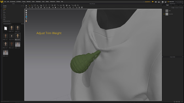 Marvelous Designer 8 for Steam gameplay screenshot