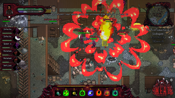 M.E.A.T. RPG gameplay screenshot