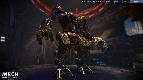 Mech Mechanic Simulator: Prologue gameplay screenshot