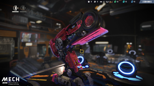 Mech Mechanic Simulator: Prologue gameplay screenshot