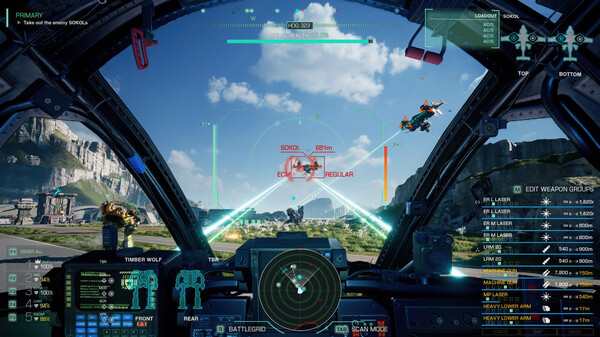 MechWarrior 5: Clans gameplay screenshot