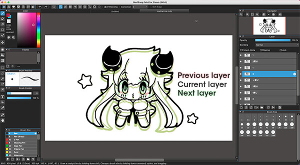 MediBang Paint for Desktop gameplay screenshot