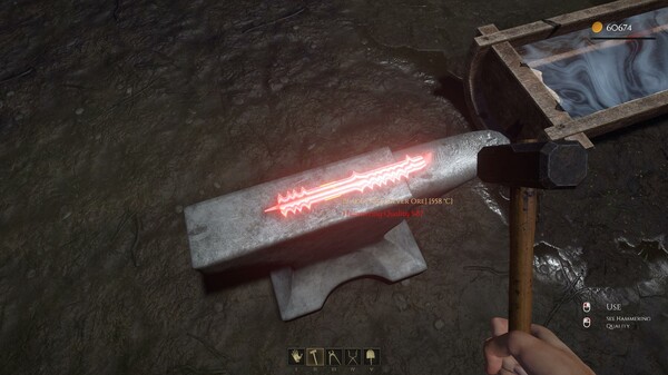 Medieval Blacksmith gameplay screenshot