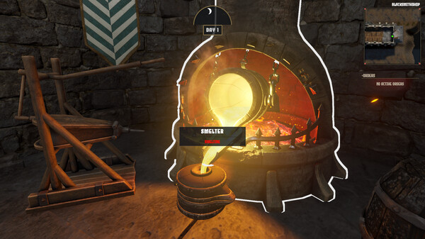 Medieval Crafter: Blacksmith Prologue gameplay screenshot