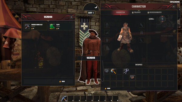 Medieval Crafter: Blacksmith Prologue gameplay screenshot