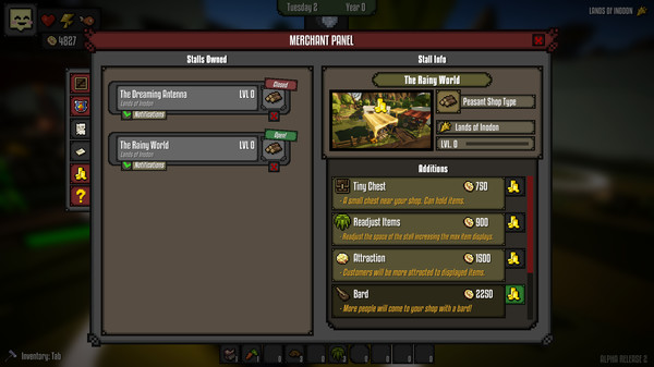 Medieval Shopkeeper Simulator gameplay screenshot