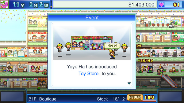 Mega Mall Story gameplay screenshot