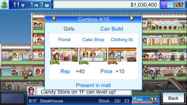 Mega Mall Story gameplay screenshot