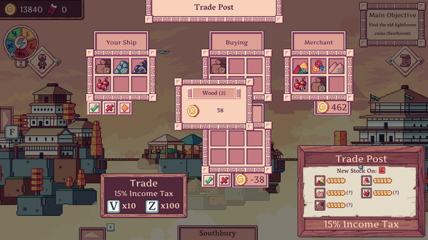 Merchant of the Skies gameplay screenshot