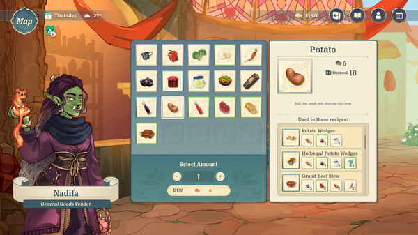 Merchants of Rosewall gameplay screenshot